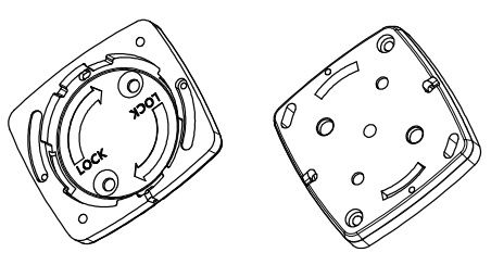 Bosch Montageplatte OEM Intuvia 100 BHU3200 / schwarz