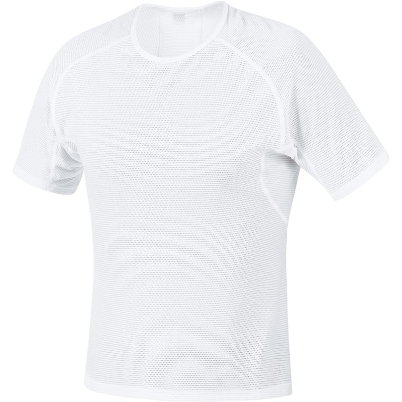 M BASE LAYER Herren-Funktionsshirt / weiss / S