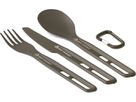 FRONTIER Ultraleichtes Besteckset 3-teilig, Gabel, Löffel, Messer
