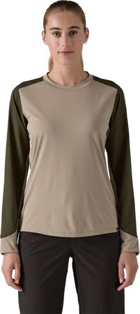 DIRT CRAFT Damen-Langarmshirt / seabird grey / M