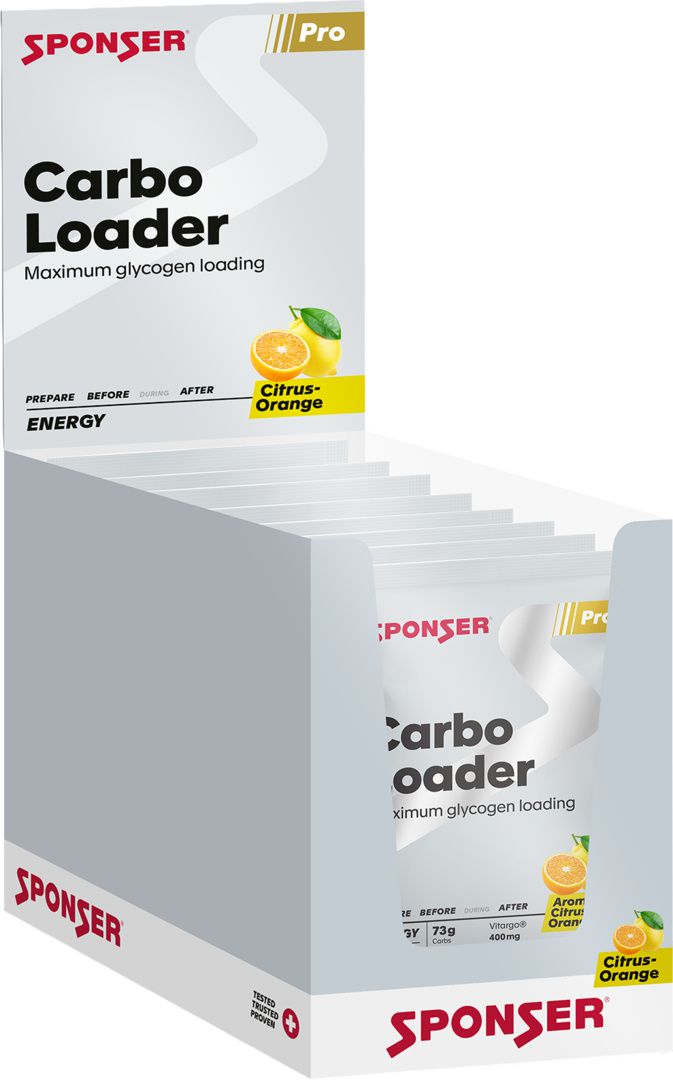 Carbo Loader, CITRUS-ORANGE Display (15 x 75 g)