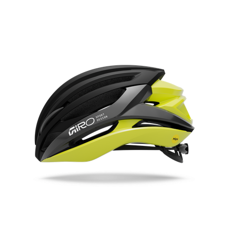 SYNTAX MIPS Velohelm / matte black/hi viz yellow / S 51-55cm