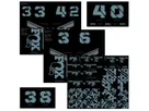 Decal 21 Custom Fork & Shock / Storm blue