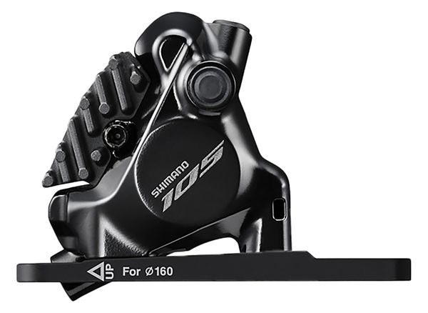 SHIMANO 105 R7170 Bremssattel Flatmount / schwarz / vorne