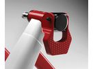 NOVO FORCE Hometrainer, feste Rolle mit Magnetbremse / weiss-rot