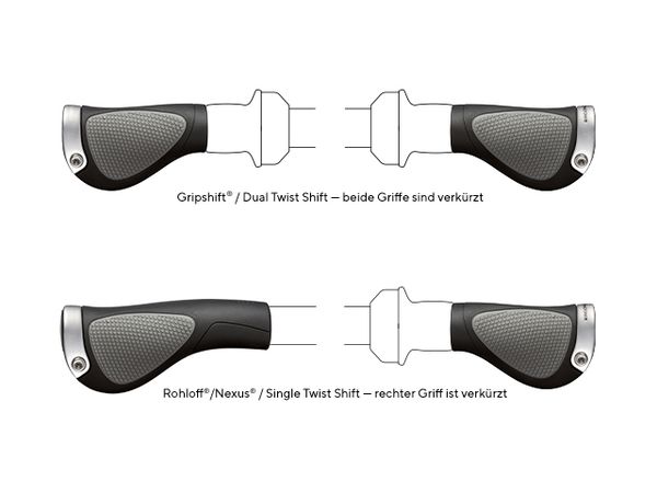 GP3 Komfortgriff / black / L