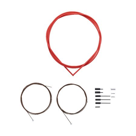 Schaltzug-Set Dura-Ace BC-9000 Polymerbeschichtet / rot