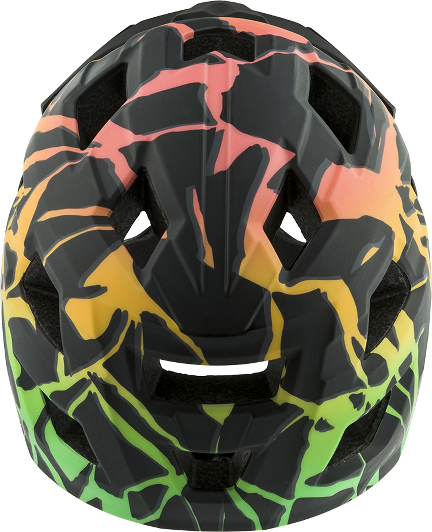 RUPI Kinder-Vollvisierhelm / fading-neon matt / onesize (50-55cm)
