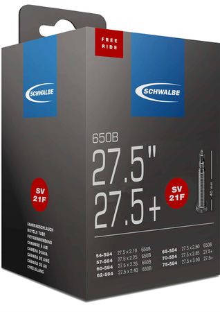 SCHWALBE FREERIDE Schlauch / 27.5", SV21F, 40mm, 54/75-584