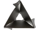 Coffee Dripper / schwarz / 14 x 28.5 x 0.3 cm