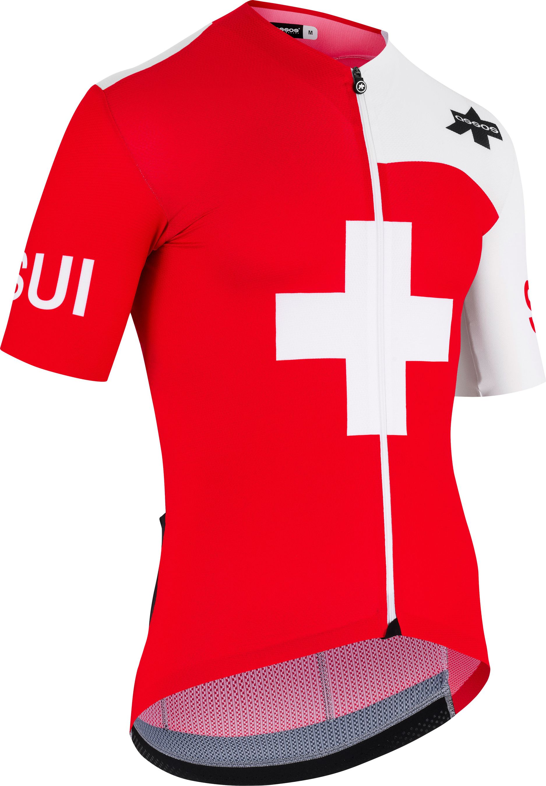 SUISSE FED MILLE GT C2 Herren-Kurzarmtrikot / national red / M