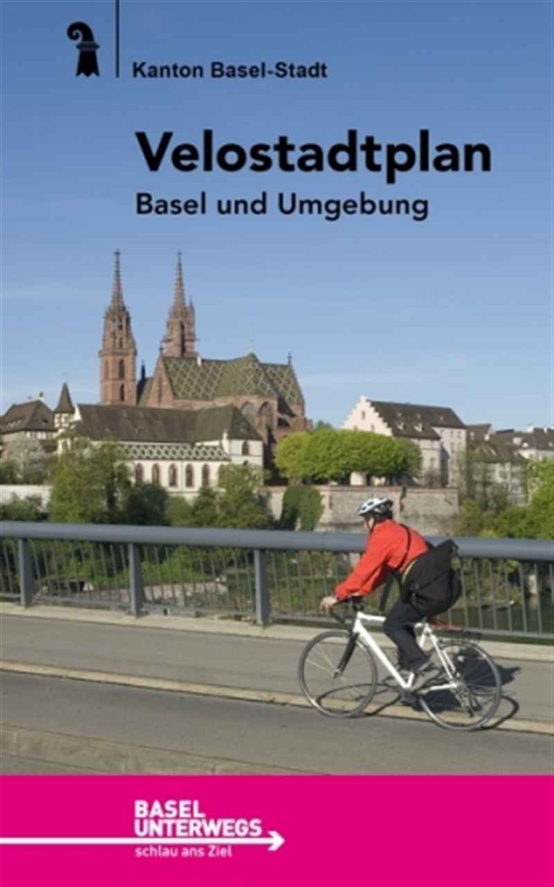 Velostadtplan Basel-Stadt und Umgebung - Hauptansicht