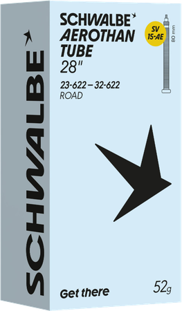 AEROTHAN Schlauch Prestaventil / 28", SV15-AE, 80mm, 23/32-622