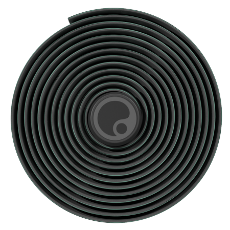 Lenkerband BT black / wilderness green / 2100 mm, 2.5 mm, Allroad