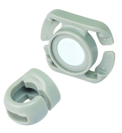 HYDRAULICS MAGNET KIT, Trinkschlauchhalterung / grau