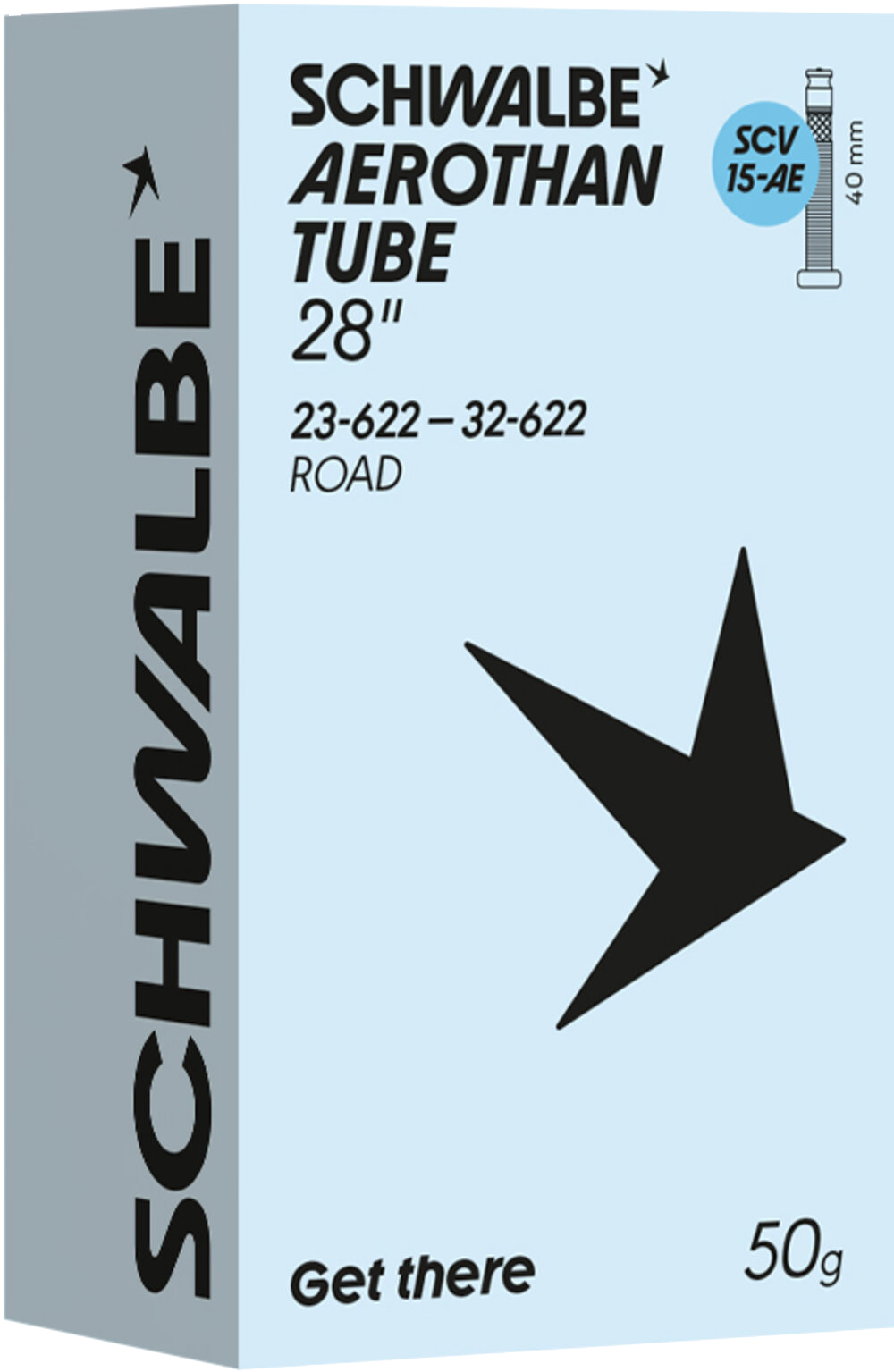 AEROTHAN Schlauch Clik-Ventil / 28", SCV15-AE, 40mm, 23/32-622