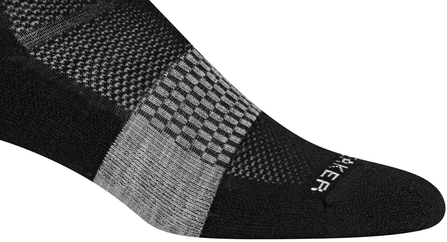 MULTISPORT LT MINI Damen-Merino-Socken / black/snow/metro hthr / S=35-37