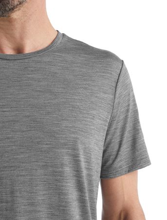 SPHERE II Herren-Merino-Kurzarmshirt / metro hthr / L