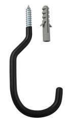 VELOHAKEN 54mm mit Holzgewinde für Reifenbreite bis 2.3", 2 Stk. / black / HOLZGEWINDE