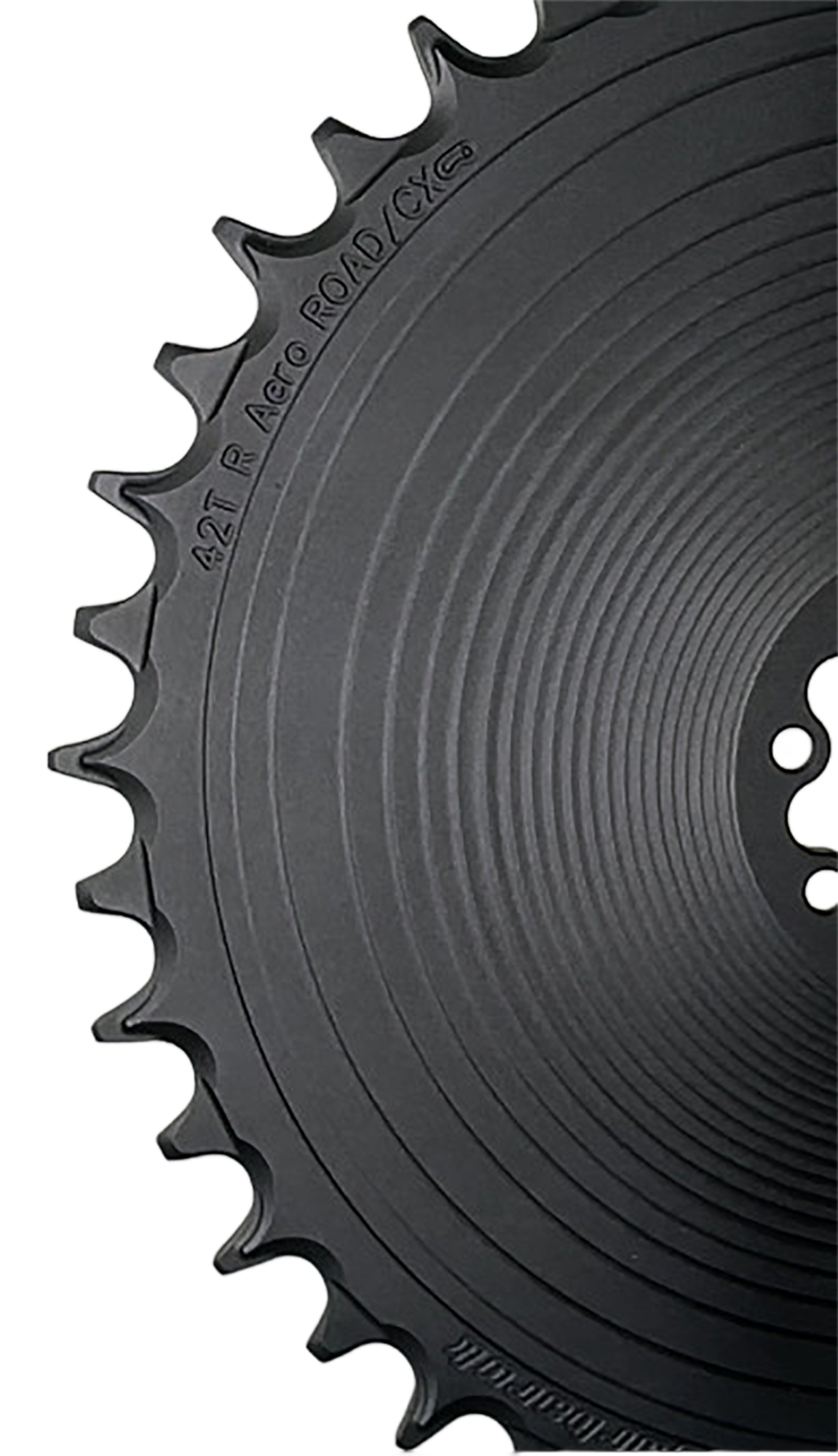 MATTE BLACK AERO Kettenblatt Sram 8-bolt / matte black / 38 Zähne