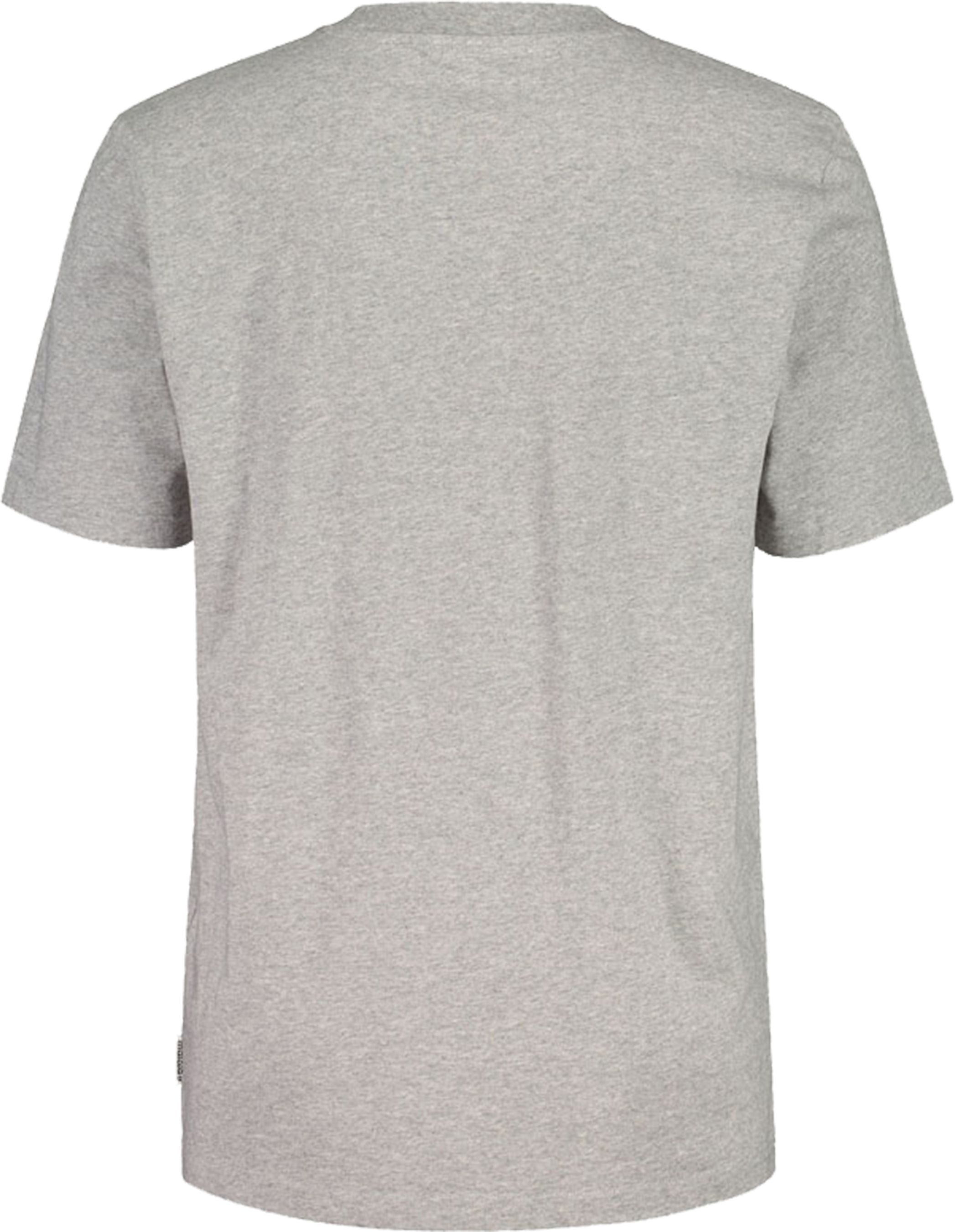 LAGAZUOIM Herren-Kurzarmshirt / grey melange / M
