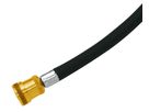 Pumpenschlauch für Rennkompressort mit Messingnippel / schwarz