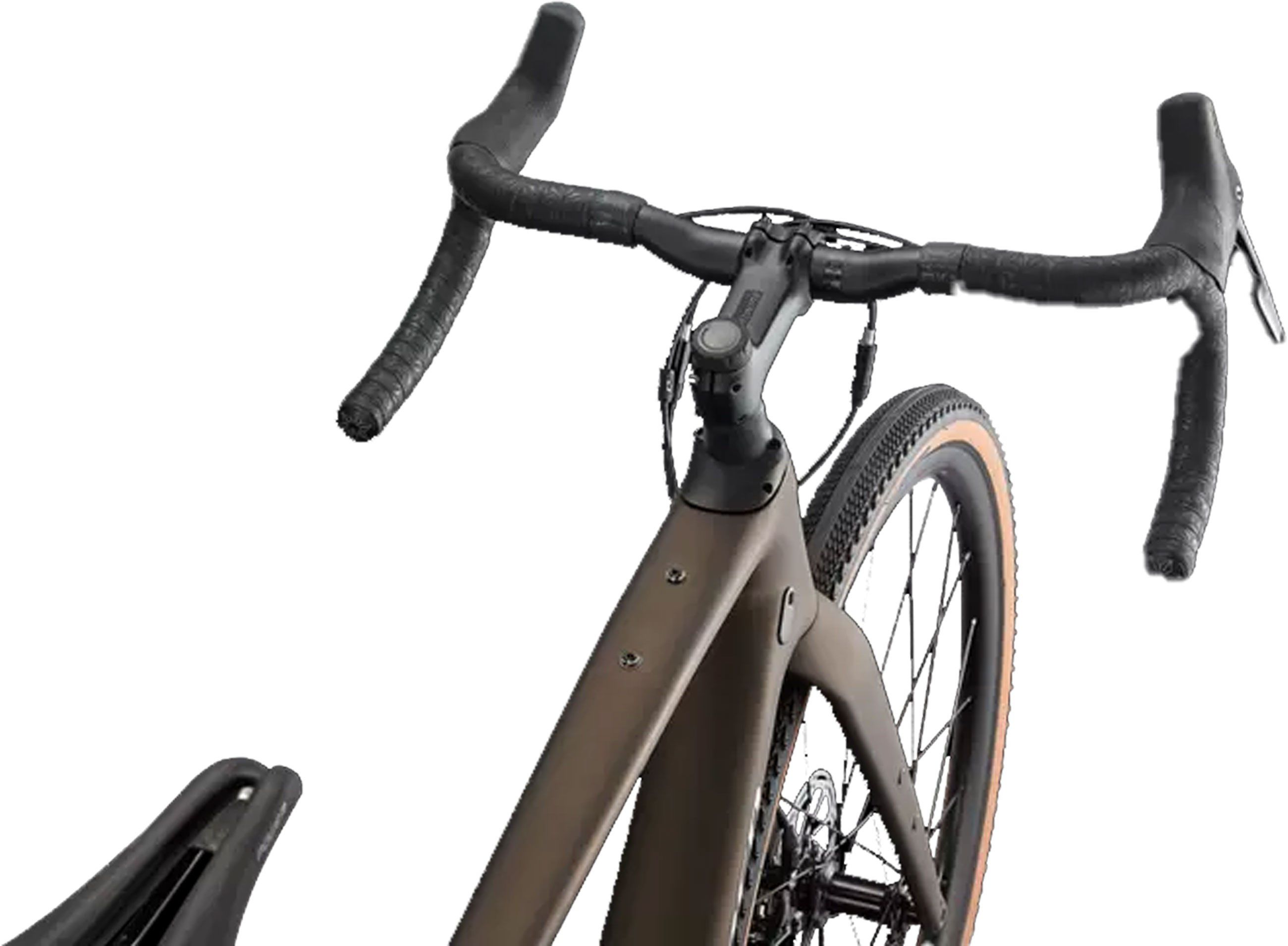 DIVERGE COMP CARBON Gravelbike / satin gunmetal white chrome clean / 54 CM