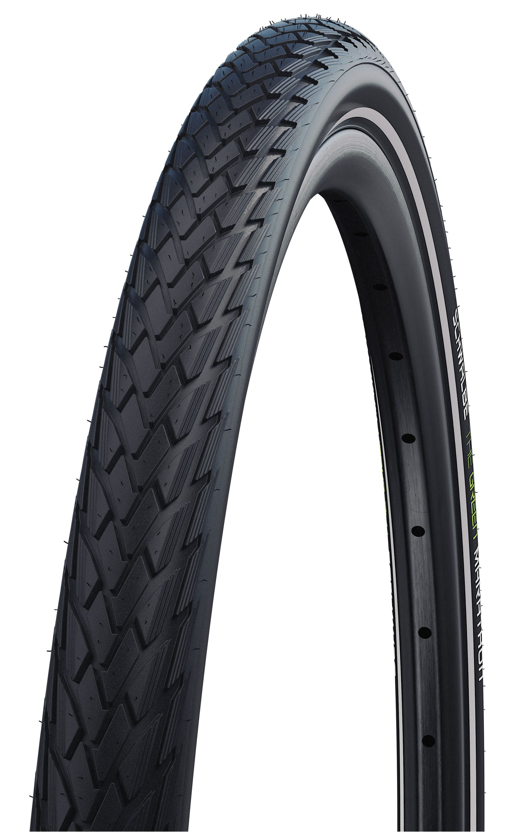 GREEN MARATHON Perf. Reifen / black / 26x1.25, 32-559