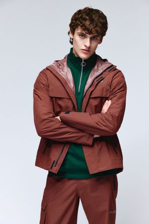 City Cruiser Rain Jacket Urban Outdoor / dark rose brown / M