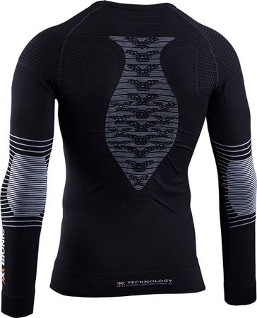 ENERGIZER 4.0 Herren-Langarmshirt / schwarz/weiss / S