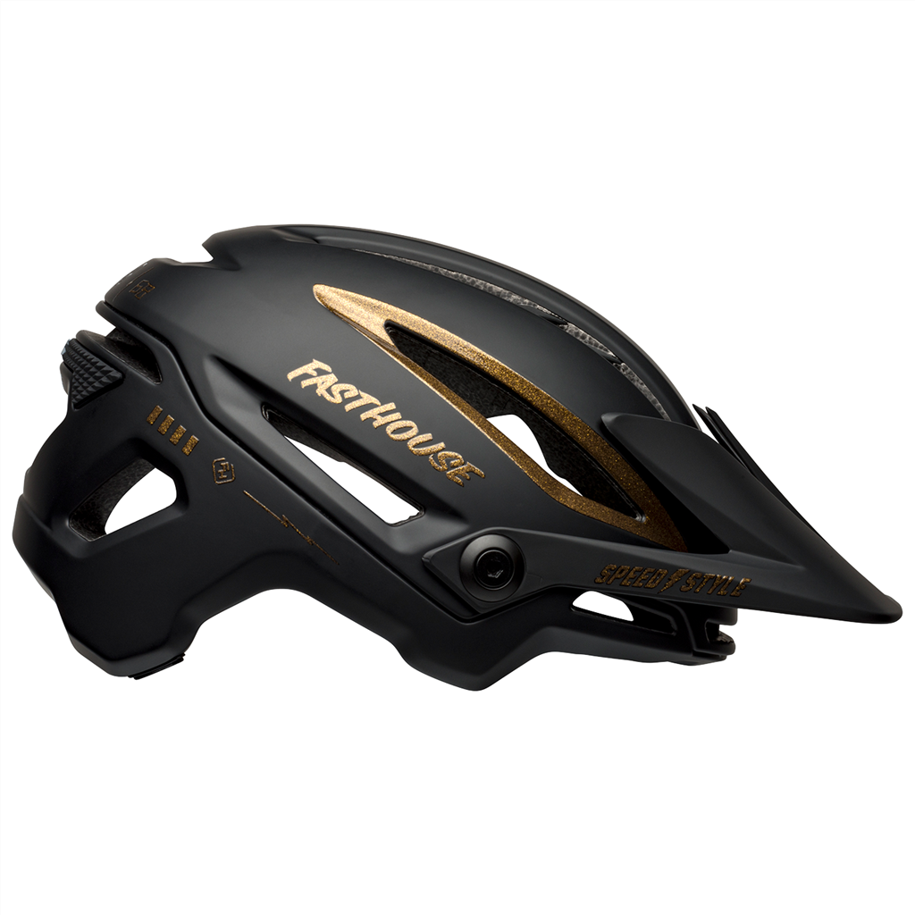 Sixer MIPS Helmet , matte/gl black/gold fasthouse - Hauptansicht