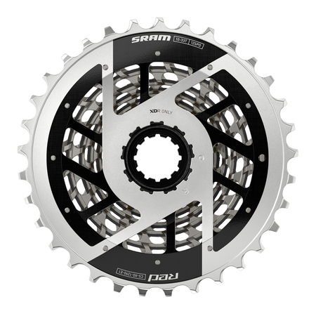 MY24 Cassette XG-1290 Red AXS 12SP / silver / 10-36t