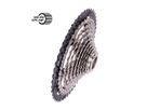 KASSETTE 12-fach, 10-50 Z. für Shimano Microspline / silber_schwarz / 10-50 Zähne