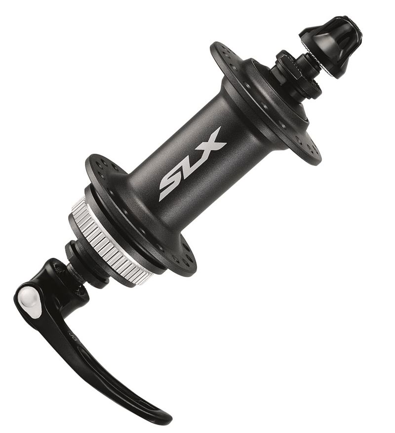 SLX M665 Centerlock Disc Vorderradnaben / schwarz / 100mm 32L