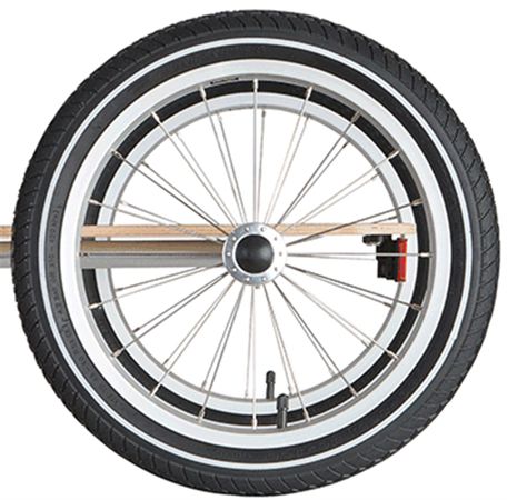 Y-FRAME Ersatz-Laufrad 16-Zoll / schwarz