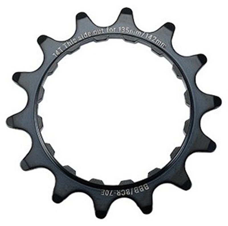 BCR-70E Bosch-Motorritzel für Einbaubreite 135/142mm und 148mm Boost mit Verschlussring / schwarz / 15 Zähne