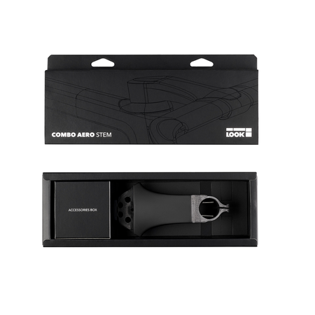 LOOK COMBO AERO STEM -7° Blade 2 / black / 90mm
