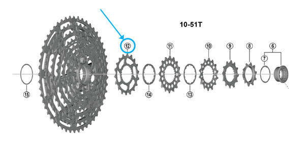 Zahnkranz CS-M9200 / 18 Zähne