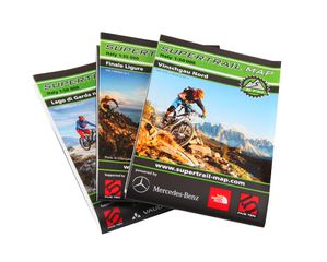 SUPERTRAIL MAPS Bike-Karten Italien / LAGO DI GARDA NORD