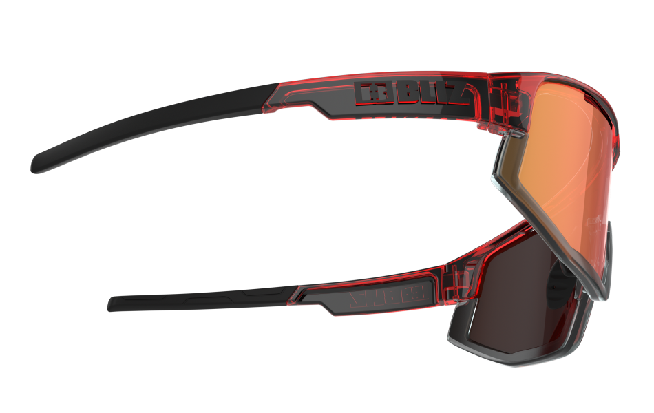 FUSION Sportbrille / transparent red