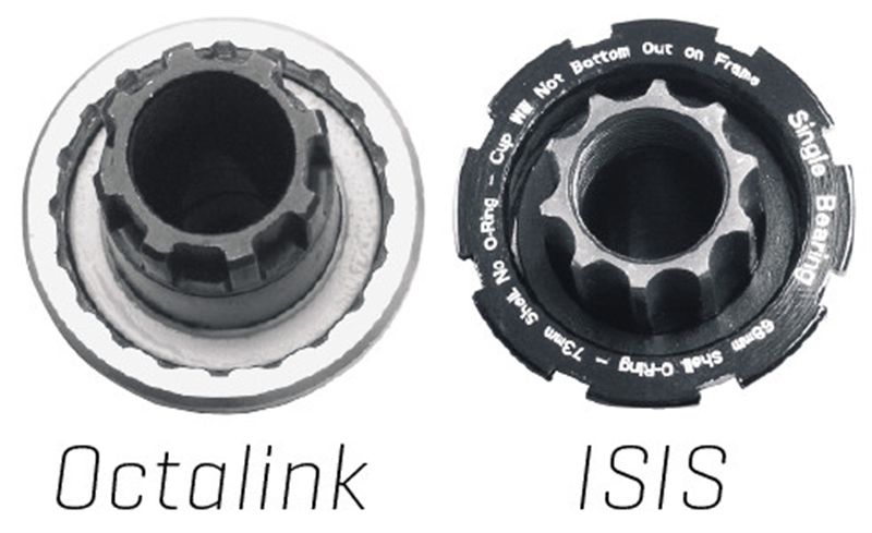 KURBELSCHRAUBEN Stahl M15x13mm für Octalink-/ISIS-Tretlager / silber