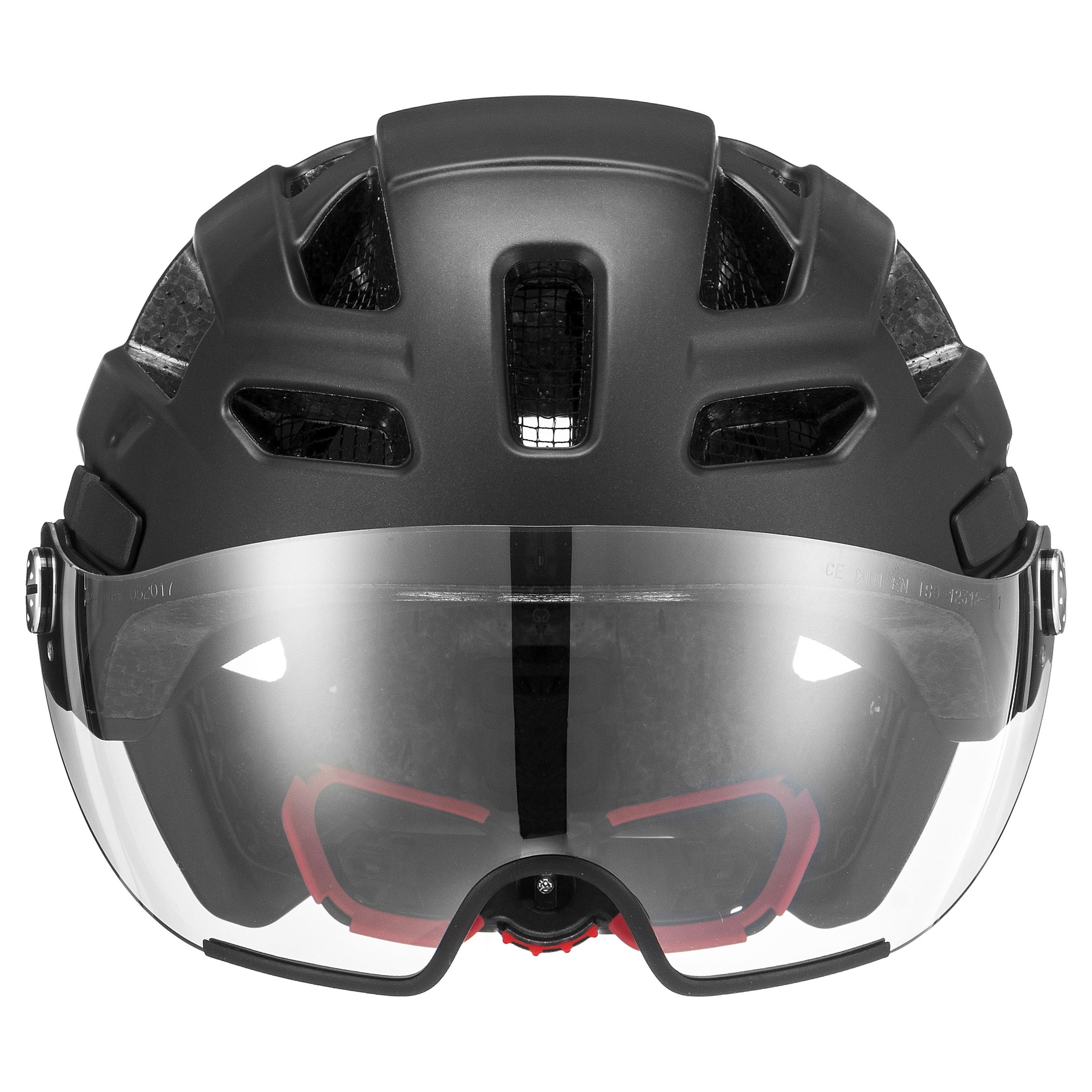 FINALE VISOR Velohelm / black matt / 56-61cm