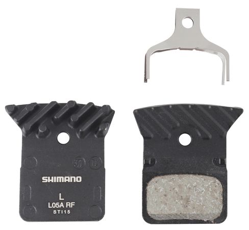 L05A-RF Ice-Tec Bremsbelag , Resin/Trägerplatte Alu mit Kühllamellen