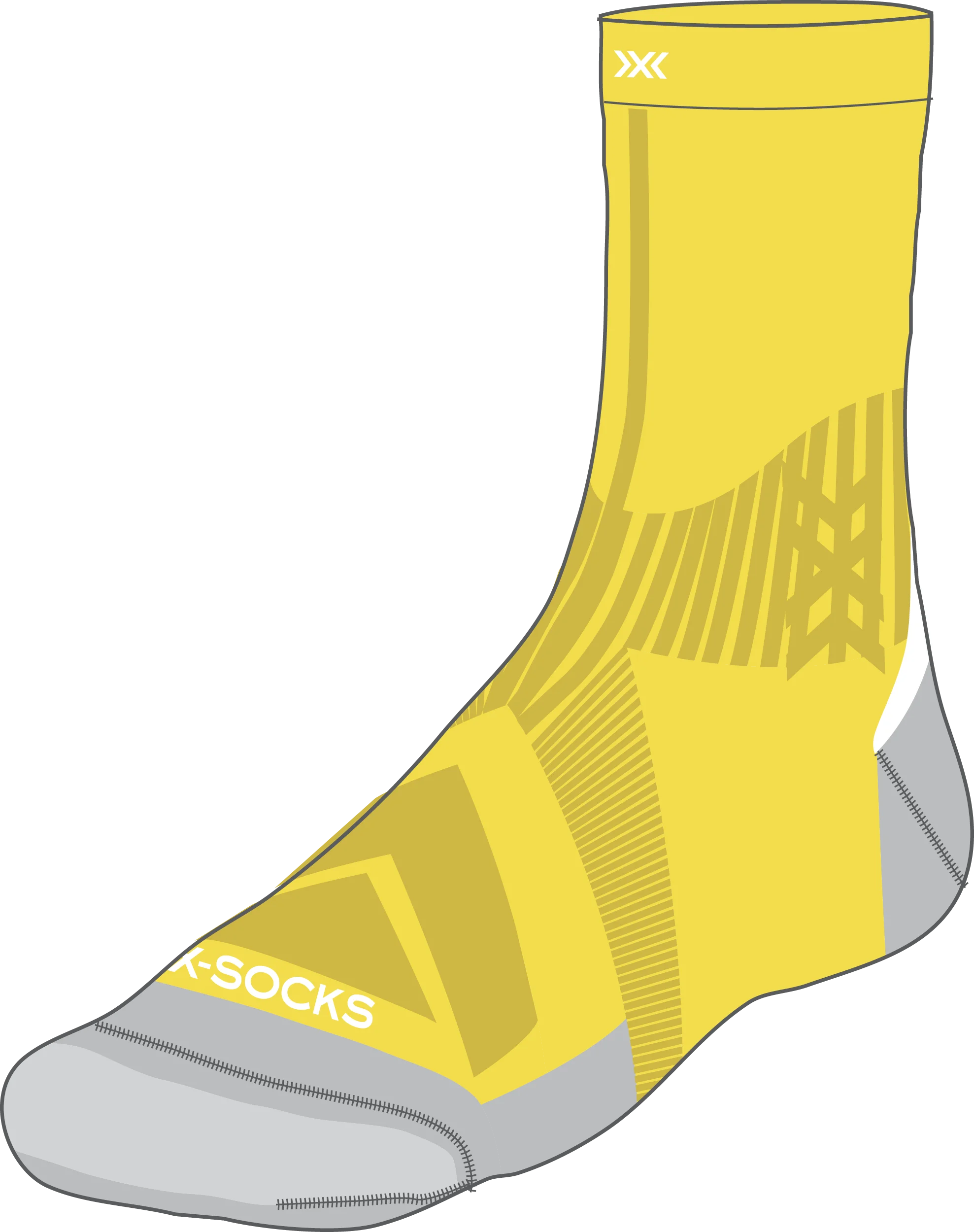 Men Bike Perform Crew / flash yellow / 42-44