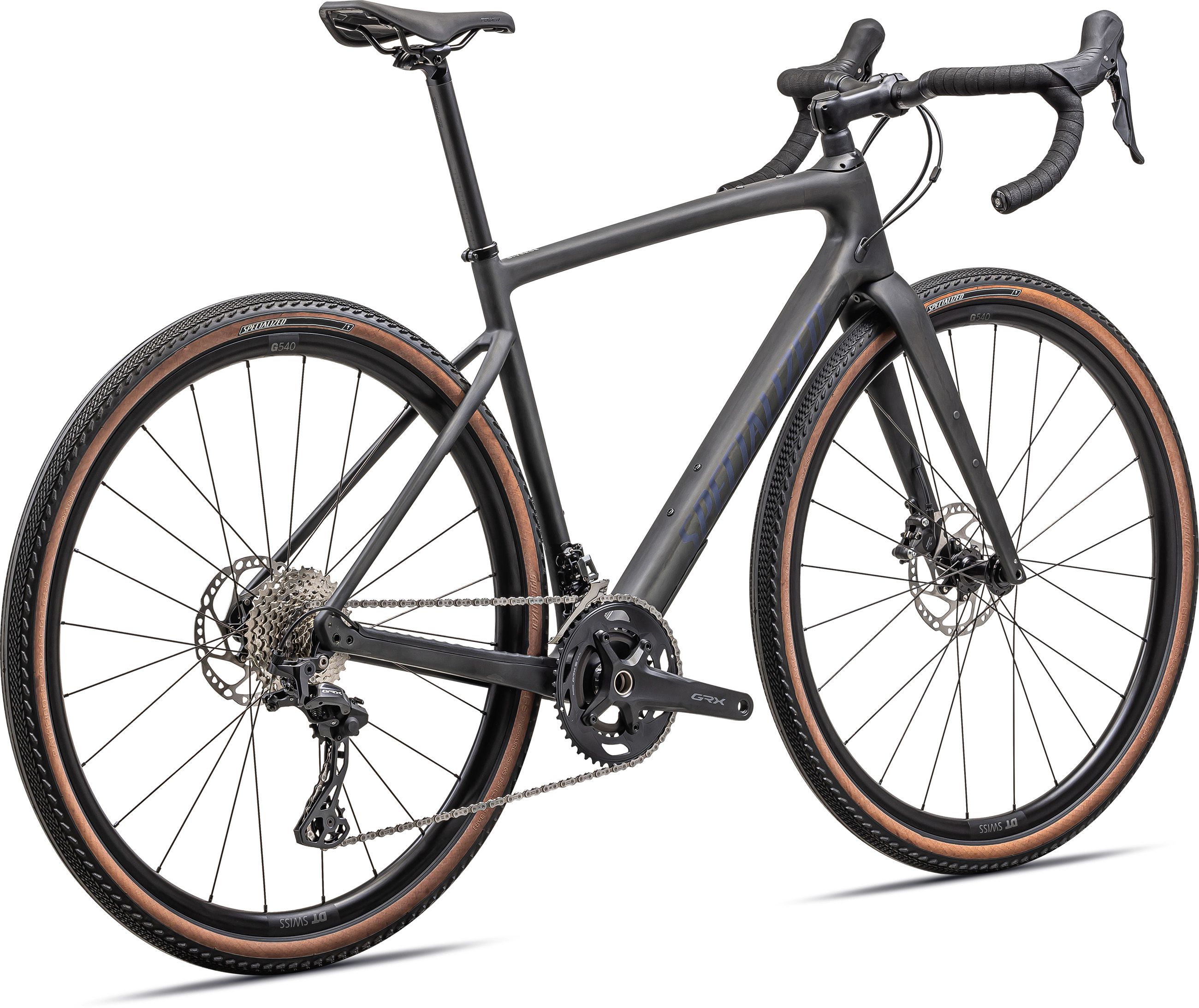 DIVERGE SPORT CARBON Gravelbike / satin carbon blue onyx / 58 CM