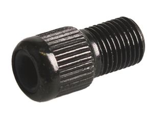 VENTIL-ADAPTER für Presta-Ventil auf Schrader-Pumpenadapter / schwarz