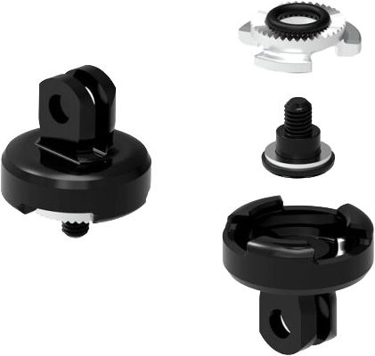 LED QPRO MOUNT Gopro Adapter für Lezyne Frontlampen / black