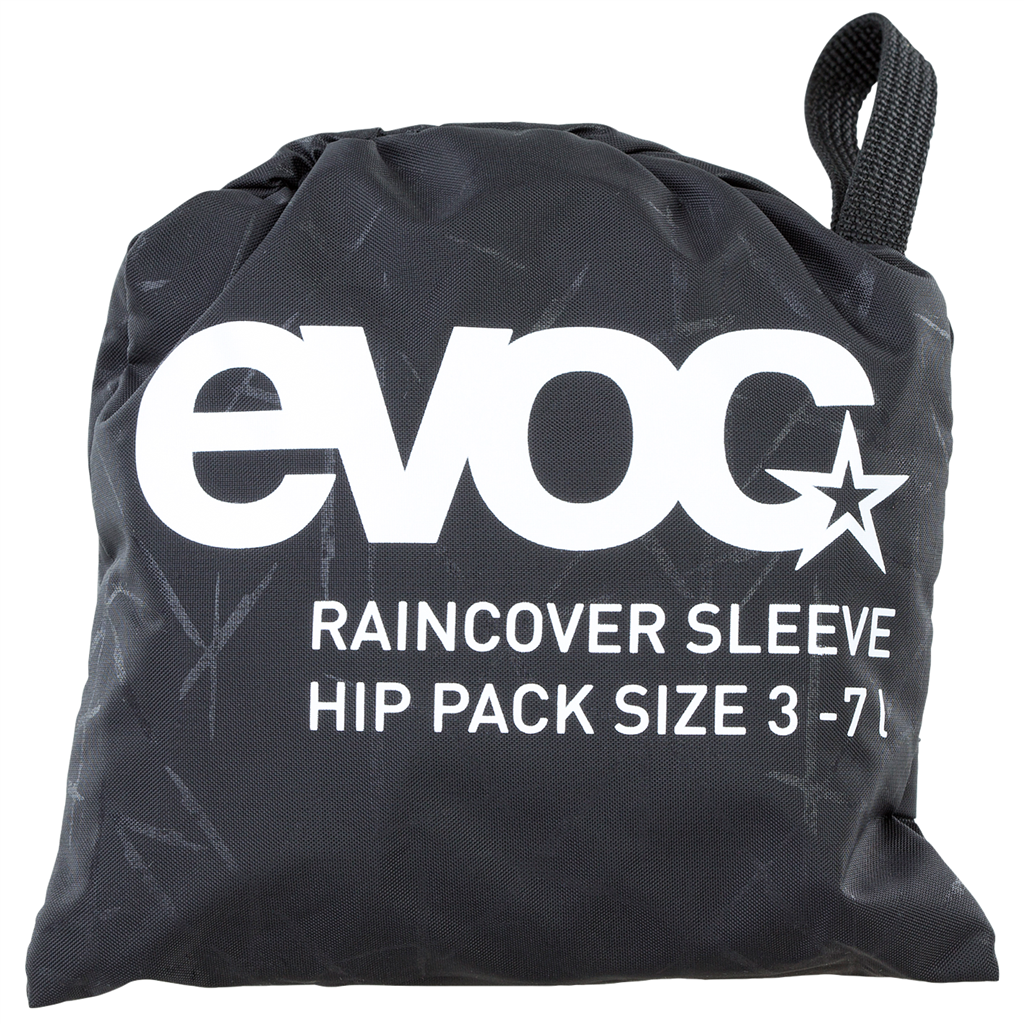 Raincover Sleeve Hip Pack 3-7L / black
