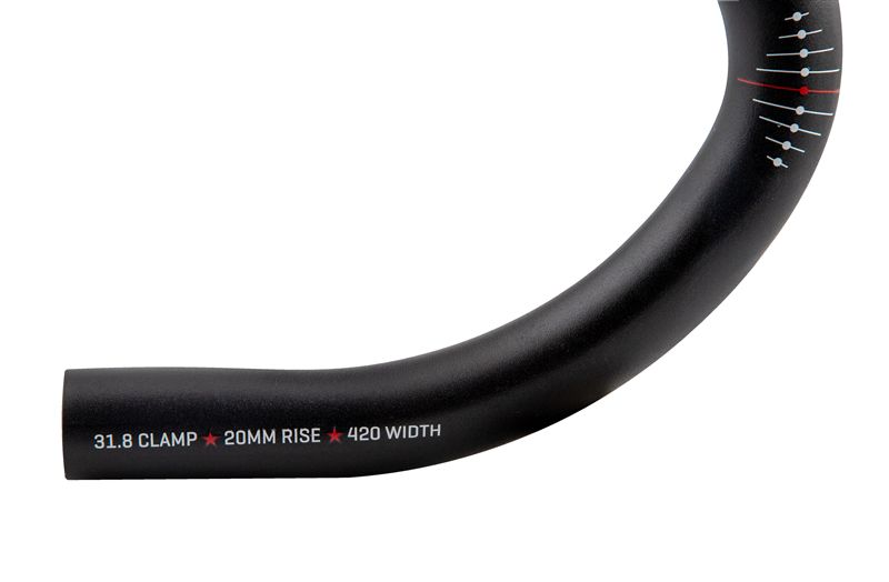 FALCON LEONARDO GRAVEL Lenker / schwarz / 440mm