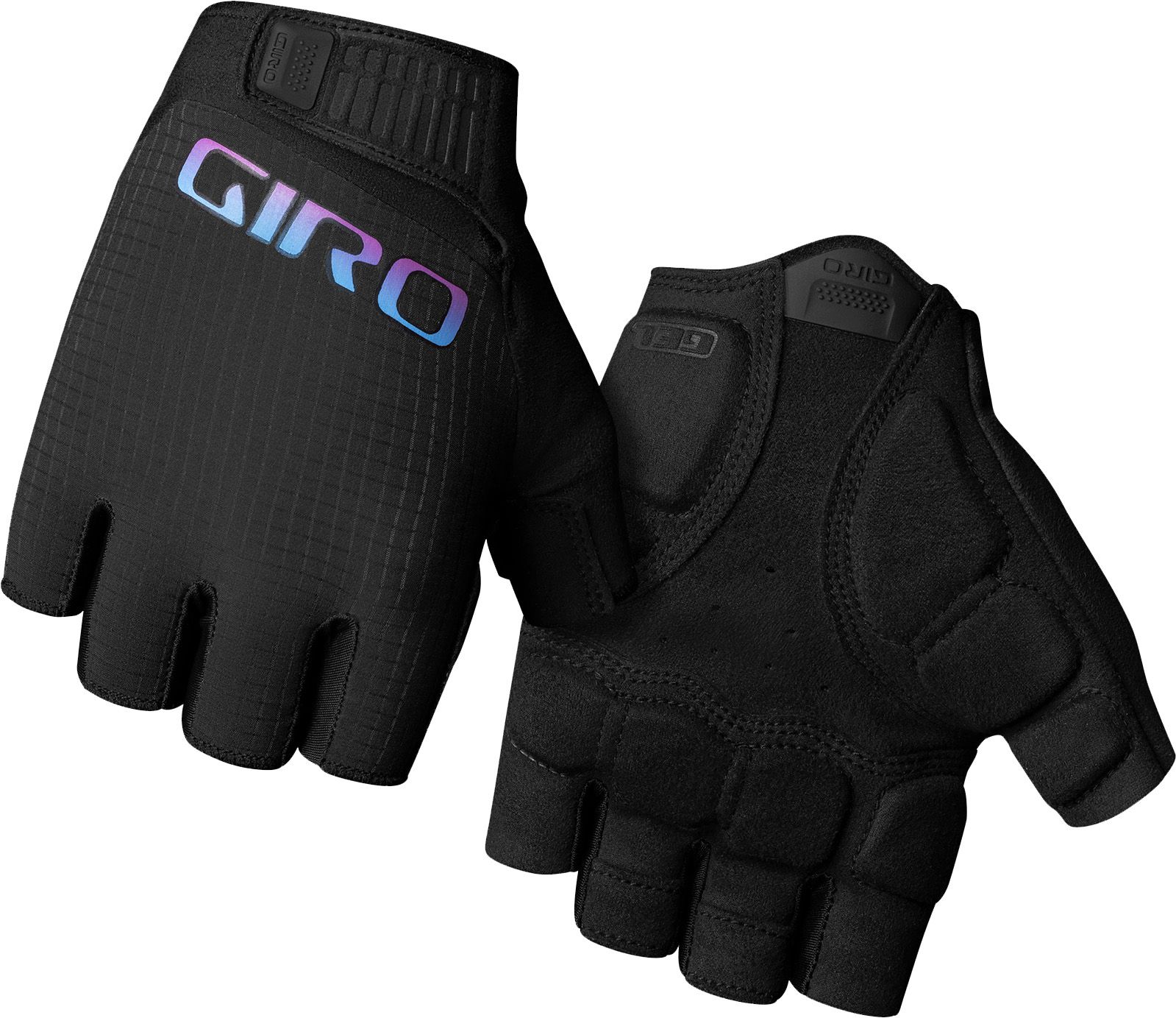 TESSA GEL II Damen-Kurzfingerhandschuhe / black / L